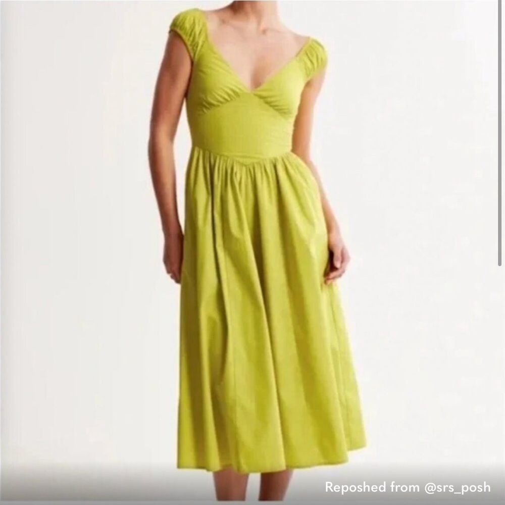 A&F Cap Sleeve Midi Dress